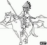 Coloriage Indiani Cowboy Indien Indiano Farwest Plains Cheval Malvorlage Indianer Menschen Pferd Imprimer Indios Imprimir Indiens Paginas Cowboys Coloriages Kategorien sketch template