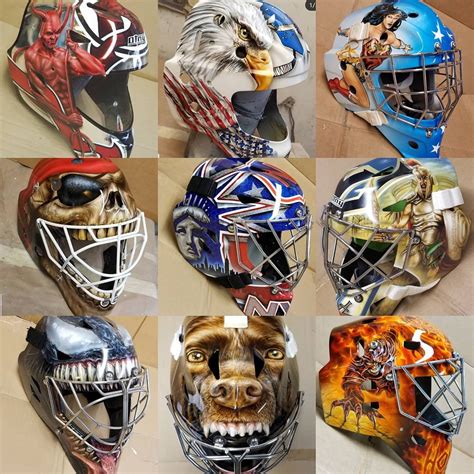 goalie masks byronicart art