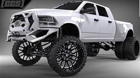 whoa lifted  gen mega cab dually ram jacked  trucks trucks