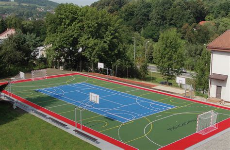 multi functional sports fields courty