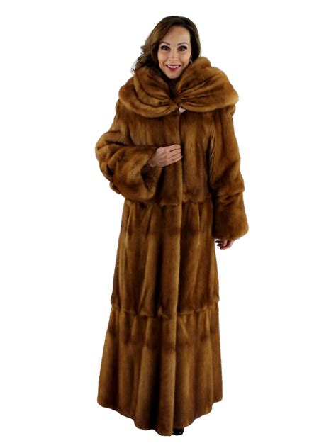 whiskey female mink fur coat womens mink coat large estate furs
