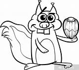Eekhoorn Nut Squirrel Herfst Noix Animaties Bewegende Eekhoorns sketch template
