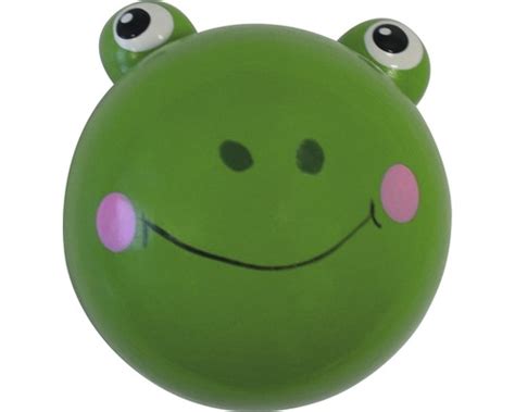bouton de meuble pour enfant grenouille vert en bois   mm acheter sur hornbachch