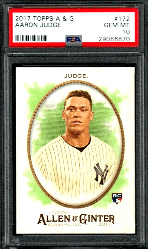 top    aaron judge rookie card investments