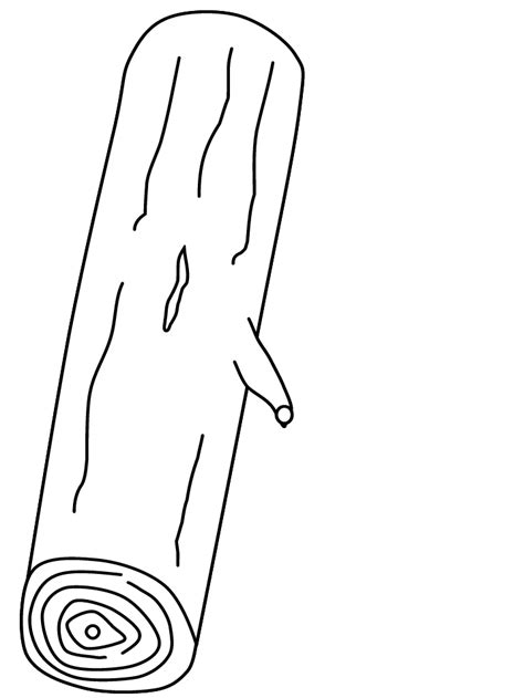 wood fire logs coloring coloring pages