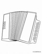 Accordion Coloring Pages Music Musical Accordian Instruments Kids Piano Hellokids Didgeridoo Worksheets sketch template