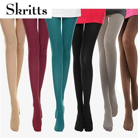 skritts women nylon tights female stockings footed 120d nylon pantyhose