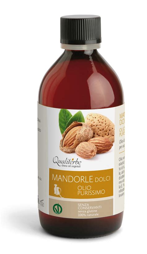 L'olio di mandorle dolci si lascia assorbire facilmente dai capelli e dal cuoio capelluto. Olio di Mandorle dolci purissimo 200 ml (Vegan Ok) - Qualiterbe