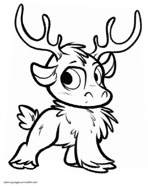 sven frozen coloring sheet coloring pages printablecom