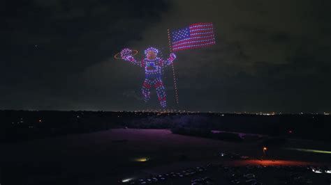 july fireworks replaced  drone light shows