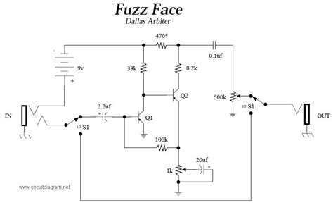 fuzz face guitar effects pedals schematics diy guitar pedal guitar tech  guitar