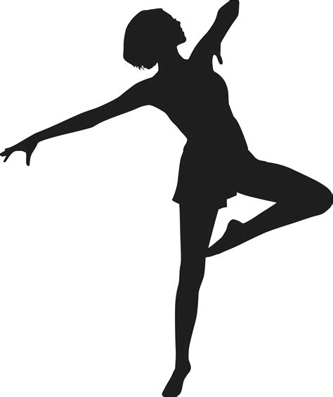 dancer silhouette arabesque    clipartmag