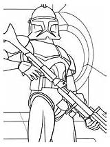 Clone Trooper Klonkrieger Coloriages sketch template