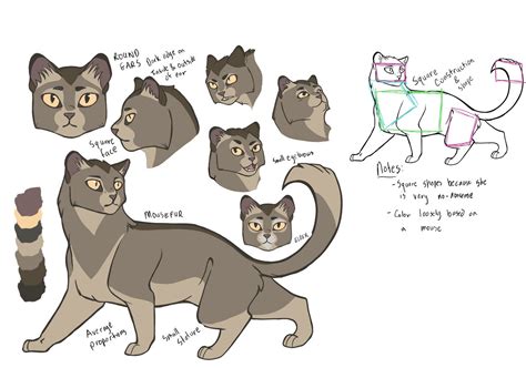 warrior cats animated mousefur character design  ravensongartistry  deviantart