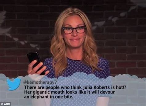 jimmy kimmel hears celebrities read mean tweets with julia roberts ashton kutcher and others