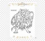 Beauty Beast Coloring Pages Pngfind sketch template