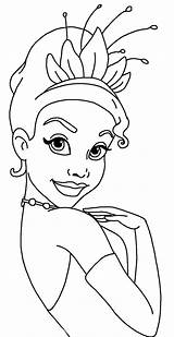 Tiana Colorir Princesa Disneyclips Poplembrancinhas sketch template