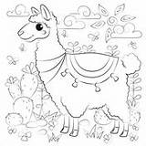 Llama Supercoloring Ohlade sketch template