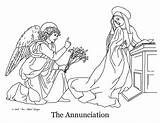 Coloring Annunciation Pages Conception Immaculate Buster Monster Club Coloriage Colouring Bible Mary Number Maria Angel Dessin Colorier Puzzles Imprimer Adult sketch template