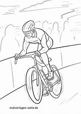 Malvorlage Fahren Fahrrad Radrennen Rennrad sketch template