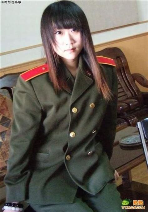 chinese military girls in uniform and civil clothes 11