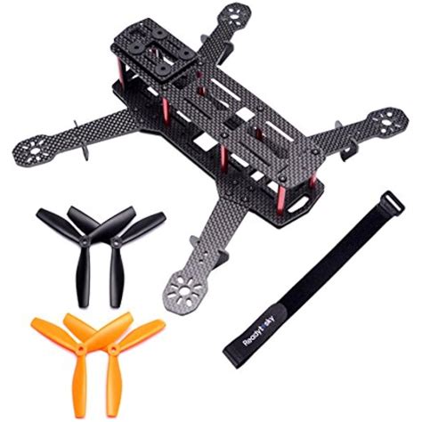 mm fpv racing drone frame carbon fiber quadcopter kit  mm arms  lipo ebay