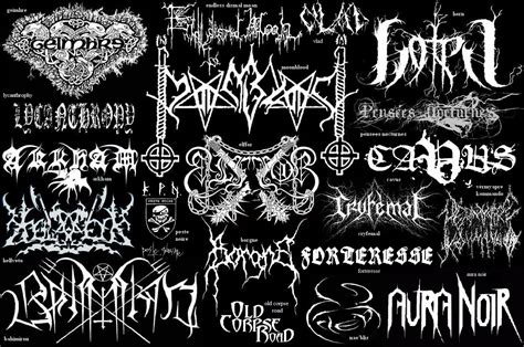 devil   black metal band logos part ii