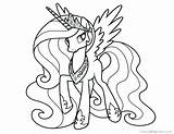 Pony Little Coloring Cadence Pages Princess Getcolorings Color Printable Princ sketch template