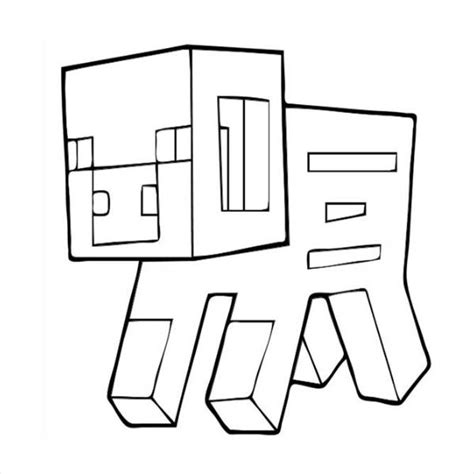 printable coloring pages minecraft pics