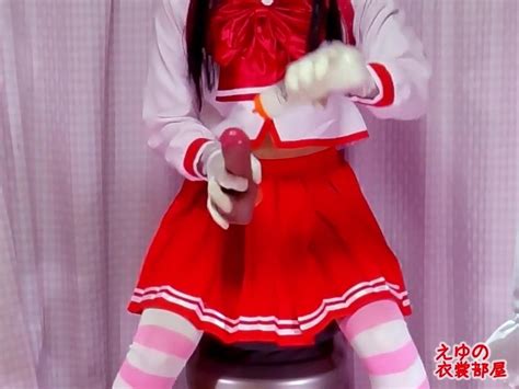 japanese crossdresser cosplay masturbation 20151031
