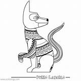 Alebrije Coloring Pages Mexican Wolf Xcolorings 800px Printable 64k Resolution Info Type  Size Jpeg sketch template