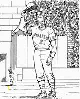 Pittsburgh Coloring Pirates Pages Divyajanani sketch template
