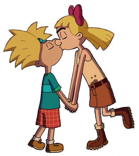 Arnold Shortman And Helga G Pataki Kissing By Minionfan1024 On Deviantart