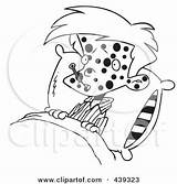 Cartoon Boy Chickenpox Thermometer Clip Spotted Sick Bed Toonaday Royalty Outline Illustration Rf Bluendi Clipart 2021 sketch template