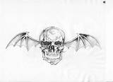 Avenged Sevenfold Deathbat Wallpapersafari sketch template