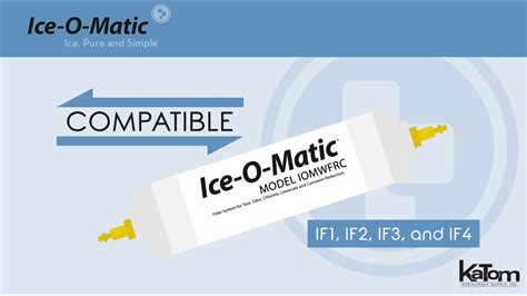 ice  matic water filter replacement cartridge iomwfrc youtube