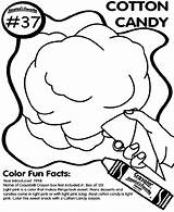 Cotton Candy Coloring Crayola Pages Au sketch template