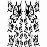 Wandtattoo Schmetterling Mariposas Farfalle Wandtattoos Vinilo Papillon Fluture Stickere Motyle Komplet Naklejek Adesivo Murale Autocolante Borboletas Folies Adesivi Stickeredecorativ Naklejkascienna sketch template