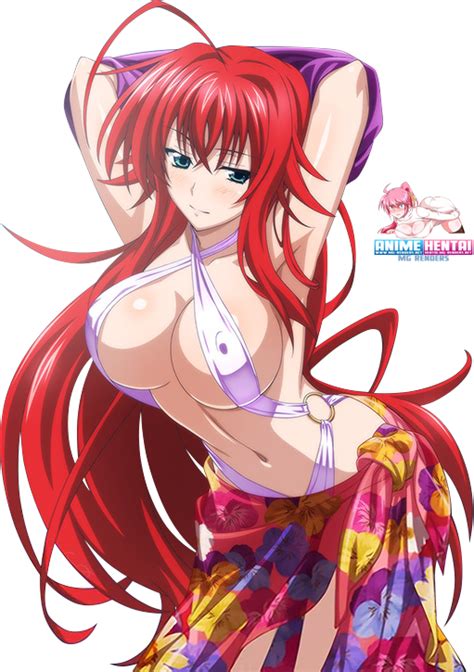 high school dxd rias gremory render 128 anime png image without background