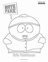 Kenny Superfuncoloring Cartman sketch template