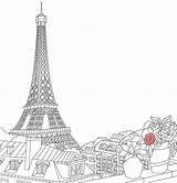 Coloring Pages Travel France Adult Book Colouring Books Printable Crafts Easy Monuments Landmarks Cityscapes Adults Houses Interpark 출처 Voor Inkijkexemplaar sketch template