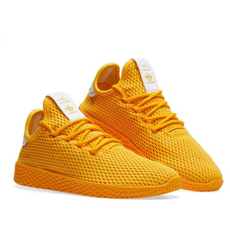 adidas  pharrell williams tennis hu collegiate gold white  europe