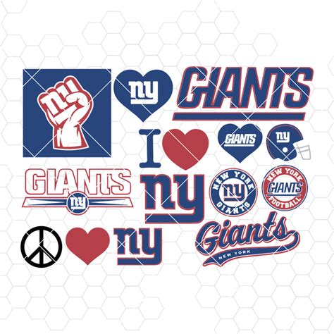 york giants svg  york giants files giants logo football sil