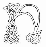 Celtic Alphabet Coloring Pages Letters Getcolorings Printable sketch template