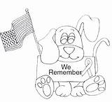 Coloring Sheets Remember Patriot September Responders First Preschool Child Kids Template Way People sketch template