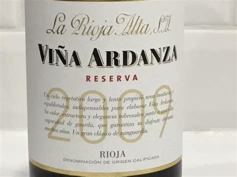 la rioja alta rioja vina ardanza reserva spain la rioja la rioja alta rioja cellartracker