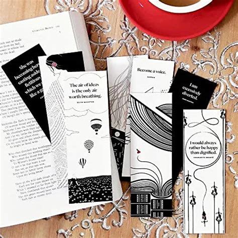bookmarks women writers bookmark set handmade products