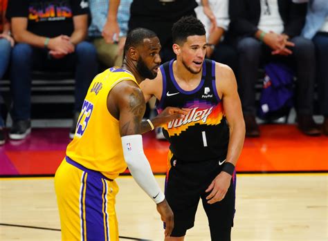 Lebron James Gave Devin Booker An Autographed Jersey After Suns Beat