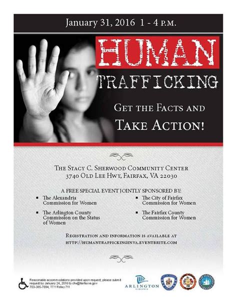 Human Trafficking Information Event Set For Jan 31 Fairfax City Va