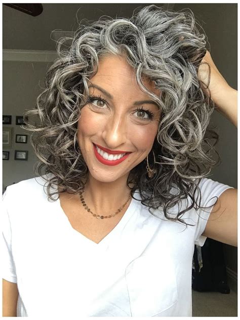 Stunning Before And After Gray Hair Photos Curly Grey